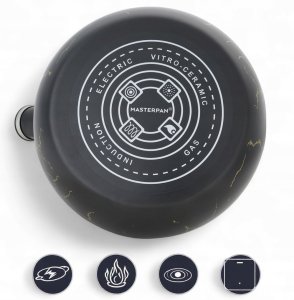 Czajnik emaliowany 3L z gwizdkiem. Masterpan MP-2548. Indukcja, gaz 4