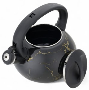 Czajnik emaliowany 3L z gwizdkiem. Masterpan MP-2548. Indukcja, gaz 5