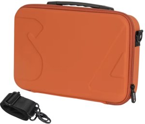 TORBA ETUI CASE COMBO FUTERAŁ DO DJI OSMO ACTION 6 / 5 PRO / 4 / 3 + AKCESORIA (POMARAŃCZOWY) 3