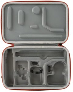 TORBA ETUI CASE COMBO FUTERAŁ DO DJI OSMO ACTION 6 / 5 PRO / 4 / 3 + AKCESORIA (POMARAŃCZOWY) 5