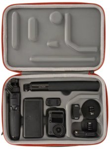 TORBA ETUI CASE COMBO FUTERAŁ DO DJI OSMO ACTION 6 / 5 PRO / 4 / 3 + AKCESORIA (POMARAŃCZOWY) 6