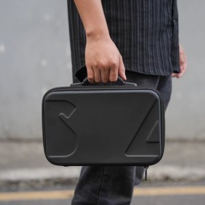 TORBA ETUI CASE COMBO FUTERAŁ DO DJI OSMO ACTION 6 / 5 PRO / 4 / 3 + AKCESORIA (POMARAŃCZOWY) 9