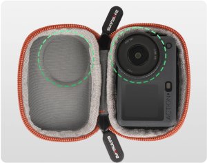 MINI FUTERAŁ CASE ETUI OCHRONNE DO DJI OSMO ACTION 6 / 5 PRO / 4 / 3 (POMARAŃCZOWY) 7