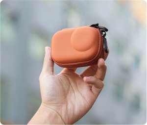 MINI FUTERAŁ CASE ETUI OCHRONNE DO DJI OSMO ACTION 6 / 5 PRO / 4 / 3 (POMARAŃCZOWY) 10