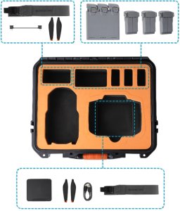 WODOODPORNA WALIZKA HARD CASE FUTERAŁ OCHRONNY ETUI DO DRONA DJI MINI 5 PRO 7