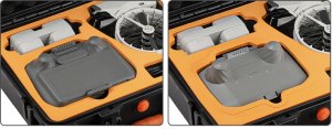 WODOODPORNA TRANSPORTOWA WALIZKA ETUI CASE DO DRONA DJI FLIP FLY MORE COMBO 11