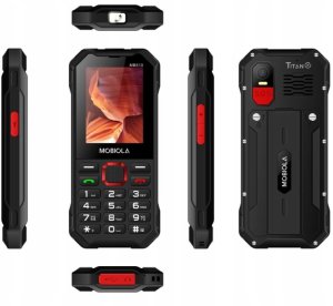 Mobiola telefon dla seniora MB510 TitanX 4G czarny 2