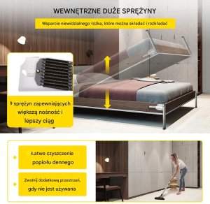 Auping Sprężyny montażowe do łóżka king/queen, mocne, DIY, biały 6