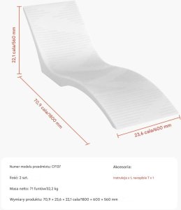 Leżaki do basenu 2 szt. krzesła pływające do 12,7cm głębokości wody, relaks 2