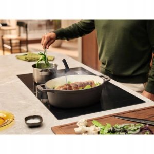 Płyta grzewcza Electrolux 900 XT SensePro szerokość 80 cm czarny Wbudowana płyta indukcyjna z okapem ECC8549 (7333394106915) 8