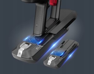 Odkurzacz pionowy Tefal X-Force Flex 15.60 Aqua melna/zelta Bezprzewodowy odkurzacz TY99G3 (3221616140882) 13