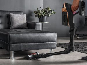 Odkurzacz pionowy Tefal X-Force Flex 15.60 Aqua melna/zelta Bezprzewodowy odkurzacz TY99G3 (3221616140882) 8