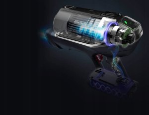 Odkurzacz pionowy Tefal X-Force Flex 15.60 Aqua melna/zelta Bezprzewodowy odkurzacz TY99G3 (3221616140882) 10