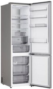 Lodówka LG NoFrost 375 L wysokość 203 cm srebrny - Ledusskapis GBBS524CPY.APYQEUZ 8