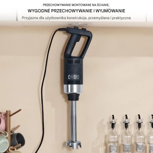 Blender ręczny 750W stal nierdzewna regulowany zupa smoothie puree 304mm 2