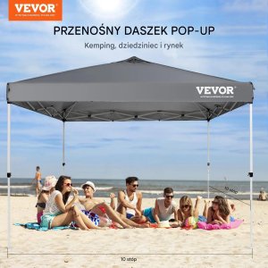 Namiot handlowy 3x3 m pawilon ogrodowy wodoodporny szybki rozkład imprezy 5
