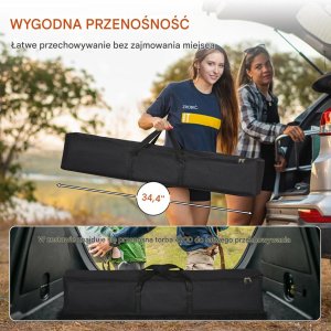 Ekran projekcyjny z statywem 150 cali 16:9 4K plener kino domowe 4