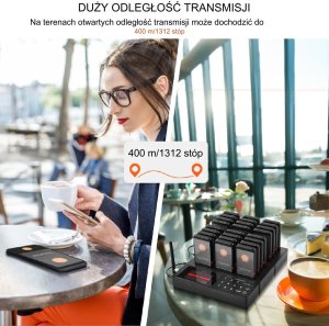 Pager Restauracyjny System Przywoławczy Pager 24 szt. 4
