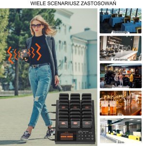 Pager Restauracyjny System Przywoławczy Pager 24 szt. 5