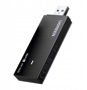 Karta sieciowa USB UGREEN CM499 Wi-Fi 6 1800 Mb/s 2.4 + 5 GHz (czarna) 2