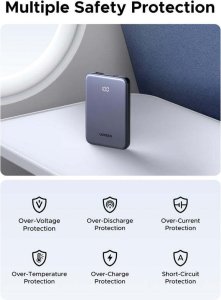 Powerbank 10000mAh UGREEN PB507 20W PD USB + USB-C (szary) 3