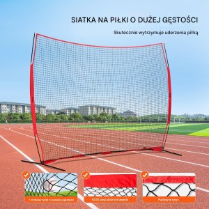 Vevor Siatka treningowa 3,9 m x 2,7 m do sportów z piłką 3