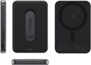 PanzerGlass empower Powerbank w. Spin Stand 5000mAh Space Black 5