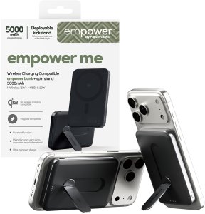PanzerGlass empower Powerbank w. Spin Stand 5000mAh Space Black 6