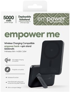 PanzerGlass empower Powerbank w. Spin Stand 5000mAh Space Black 9