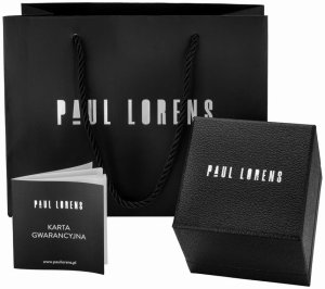 Zegarek męski Paul Lorens MATIAS czarny z brązowym paskiem 7