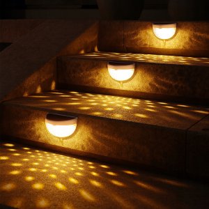 Kinkiet ProGarden Q30D1 LAMPKI SOLARNE ŚCIENNE  OGRODOWE    LED 8 SZT. 5
