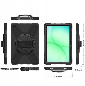 Etui na tablet Crong Defender Plus – Pancerne etui Samsung Galaxy Tab A11+ 10.9” (czarny) 5