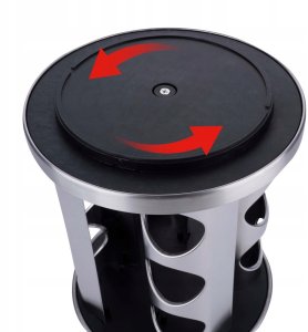 Alpina - Obrotowy stojak organizer na przyprawy 12 słoiczków 7