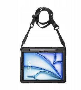 Etui na tablet Crong Defender Plus – Pancerne etui iPad Air 11” M3 (2025) / M2 (2024) (czarny) 2