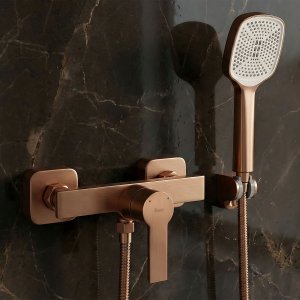 Bateria prysznicowa REA ARGUS MIEDŹ SZCZOTKOWANA 2