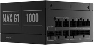 Zasilacz Apnx APNX MAX G1 1.000W 80 PLUS Gold zasilacz, ATX 3.1, PCIe 5.1, w pełni modularny, kompaktowy - 1.000 Watt, czarny 2