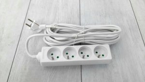 PremiumCord PP3-10 rozgałęziacz 10 m 3 x gniazdo sieciowe Biały 7