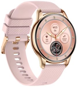 Zestaw damski zegarek SMARTWATCH Rubicon RNCF30 złoty + bransoletka 11