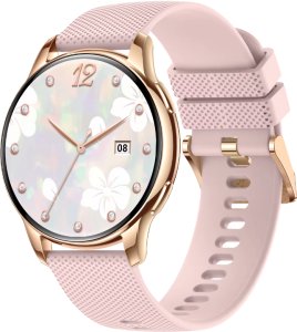 Zestaw damski zegarek SMARTWATCH Rubicon RNCF30 złoty + bransoletka 12