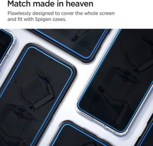 2x Szkło Hartowane Spigen Glas.tr "Ez Fit" do Samsung Galaxy S23 Clear 8
