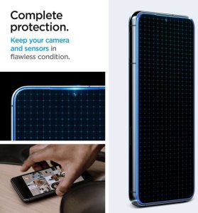 2x Szkło Hartowane Spigen Glas.tr "Ez Fit" do Samsung Galaxy S23 Clear 9