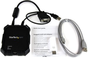 Konsola KVM StarTech .com USB 2.0 KVM Konsole - Mobilny adapter do laptopa Crash Cart z przesyłem danych i nagrywaniem wideo - KVM-Switch - 1 x KVM port(s) - 1 lokalny użytkownik - Desktop 7