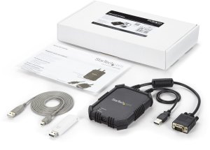 Konsola KVM StarTech .com USB 2.0 KVM Konsole - Mobilny adapter do laptopa Crash Cart z przesyłem danych i nagrywaniem wideo - KVM-Switch - 1 x KVM port(s) - 1 lokalny użytkownik - Desktop 8