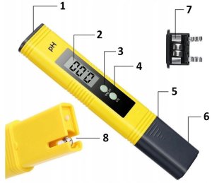 Tester miernik pH do wody pH meter MISKAS-pH 3