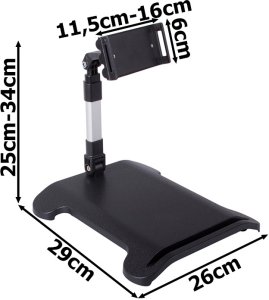 Podstawka stojak pod telefon na tablet uchwyt teleskopowy 2w1 2