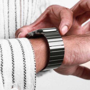 Link Bracelet Pro Stainless Steel 42 | 44 | 45 | 46 | 49mm One Size - Granite Gray 3