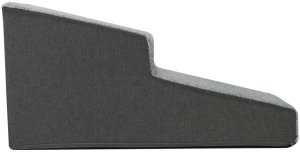 Schody dla psa Welsti 30 cm 2 pochylne stopnie ciemne szare do 60 kg 2