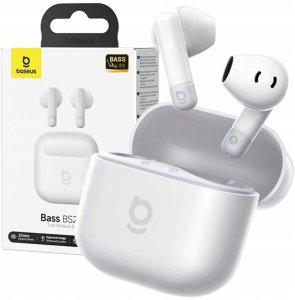 Słuchawki Baseus Bass BS2 Lite białe 2