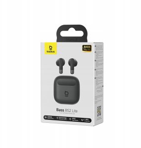 Słuchawki douszne Baseus Bass BS2 Lite TWS - czarne 9