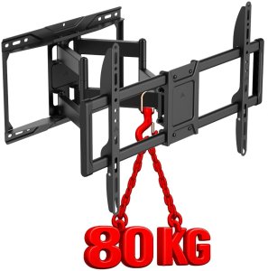 VETOUSON Extra Mocny Uchwyt TV Wieszak do Telewizora 32-100 cali 80kg VX-452 regulacja 5